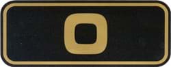 Show details for Number decal, original rectangle (#1-5) Picture of Number decal, original rectangle (#1-5)