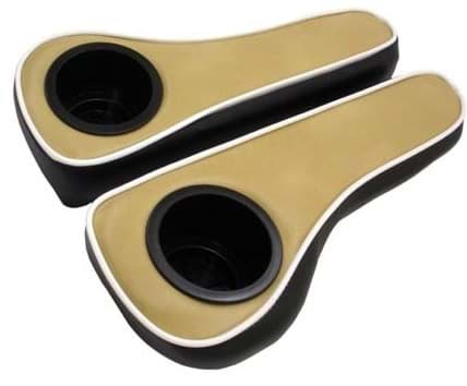 Picture of Set of (2) Tan Rear Seat Arm-Rest Cushion with Cup Holder