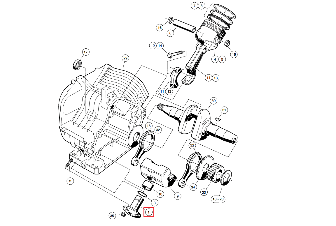 Picture of Shaft, Guide, Counter-Balance