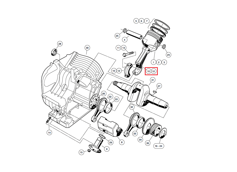 Picture of ASM, CONNECTING ROD 0.5MM U/S