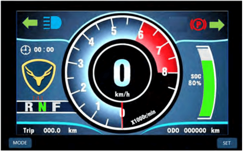 Picture of X2 LCD screen (DC lithium battery DT033-C002)